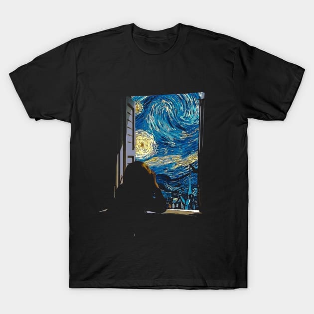 Vangogh Viewe T-Shirt by Nature